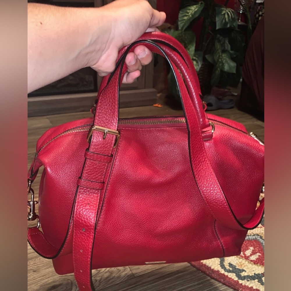 Selling a red Rebecca Minkoff purse!